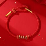  Vòng Tay Rắn May Mắn Vàng 14k 