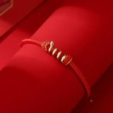  Vòng Tay Rắn May Mắn Vàng 14k 