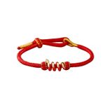  Vòng Tay Rắn May Mắn Vàng 14k 