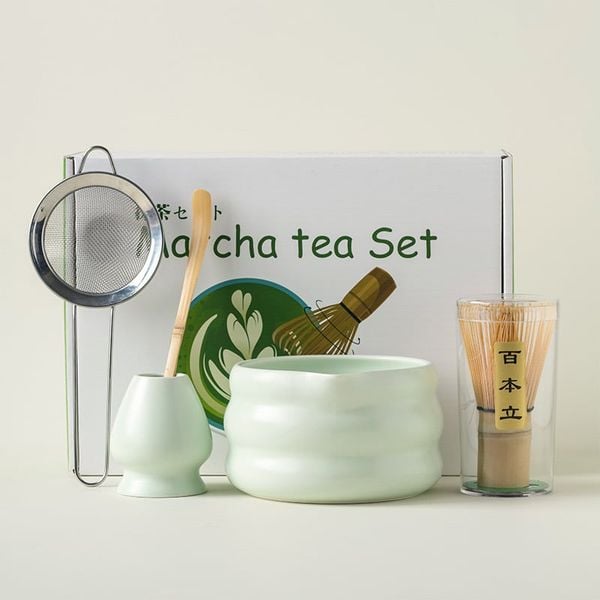  Set Pha Matcha Xanh Mint (5 món) 