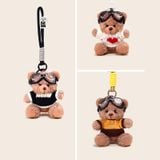  Móc Khoá Gấu Đeo Kính 