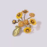  Cài Áo Sunflowers - Van Gogh 