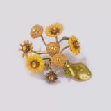  Cài Áo Sunflowers - Van Gogh 