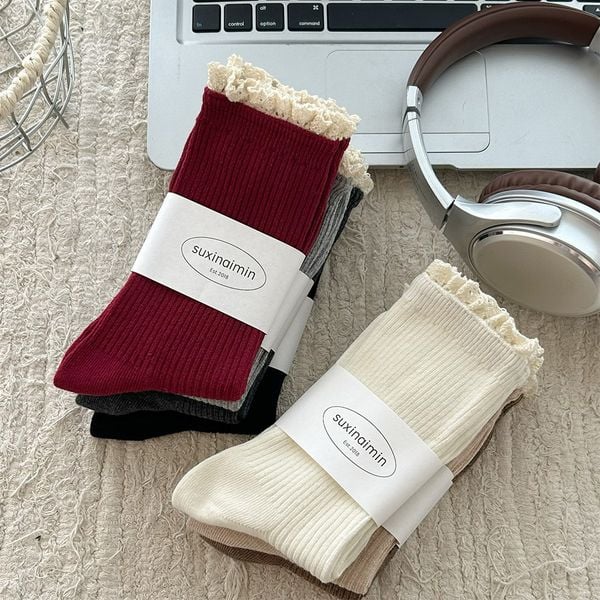  Tất Angora Màu Đỏ 