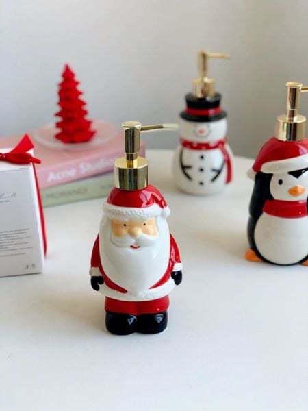  Bình Đựng Xà Bông Ông Già Noel 6,5×22cm 