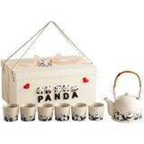  Gift Box Bộ Ấm Trà Gấu Trúc 