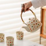  Gift Box Bộ Ấm Trà Quả Hồng May Mắn 