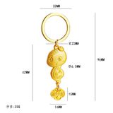  Móc Khoá Rắn Vàng Tài Lộc 