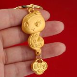  Móc Khoá Rắn Vàng Tài Lộc 