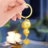  Móc Khoá Rắn Vàng Tài Lộc 