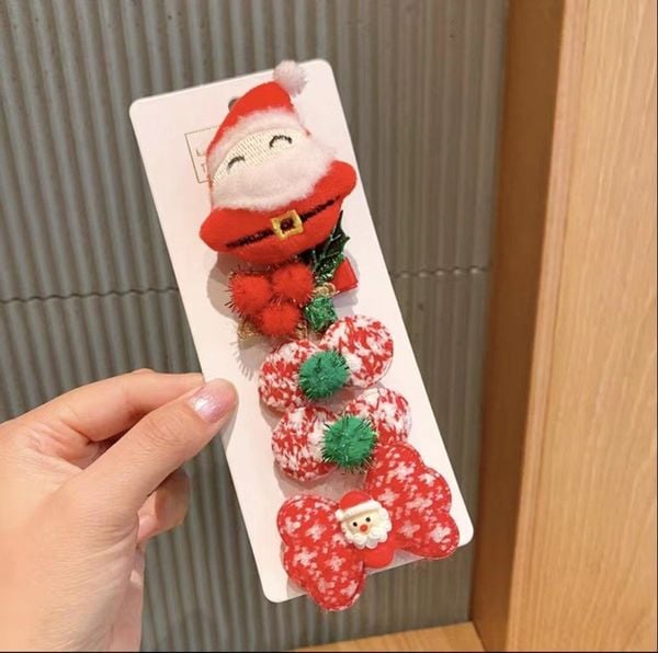  Bộ 5 Phụ Kiện Tóc Giáng Sinh Dễ Thương 