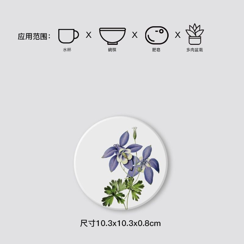  Đế Lót Cốc Flowers 