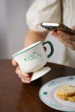  Cốc Mèo Xanh Dễ Thương 