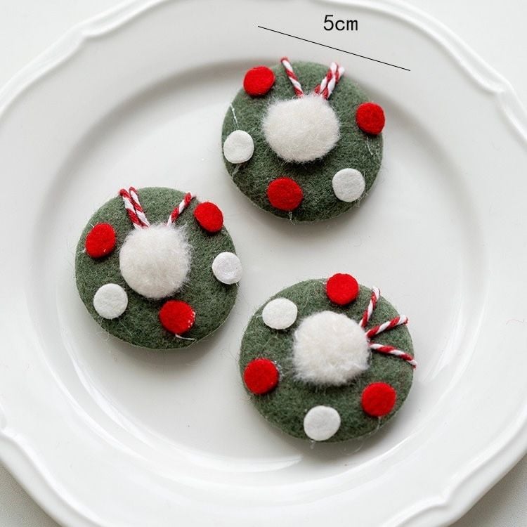  Phụ Kiện Vải Trang Trí Giáng Sinh 