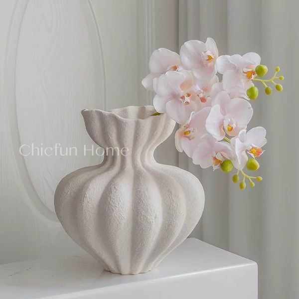  Bình Hoa Sen Kiểu Pháp Wabi-Sabi 
