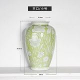  Bình Hoa Thủ Công Cổ Điển Xanh Cốm 