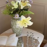  Bình Hoa Thủ Công Cổ Điển Xanh Cốm 