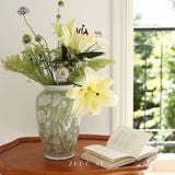  Bình Hoa Thủ Công Cổ Điển Xanh Cốm 