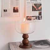  Ly Thuỷ Tinh, Gỗ Sồi Pháp Retro 