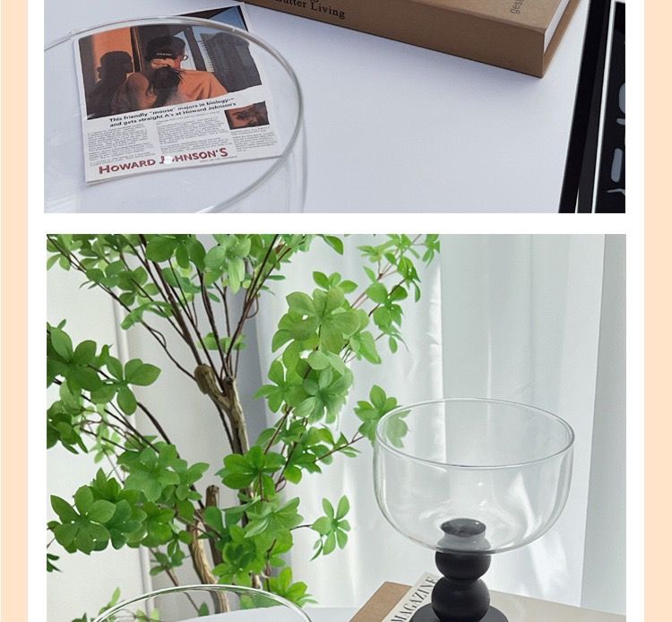  Ly Thuỷ Tinh, Gỗ Sồi Pháp Retro 