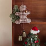  Treo Trang Trí Bánh Gừng Kẻ Nâu 