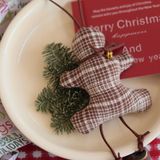  Treo Trang Trí Bánh Gừng Kẻ Nâu 