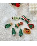  Kẹp Tóc Xmas Len Thủ Công 