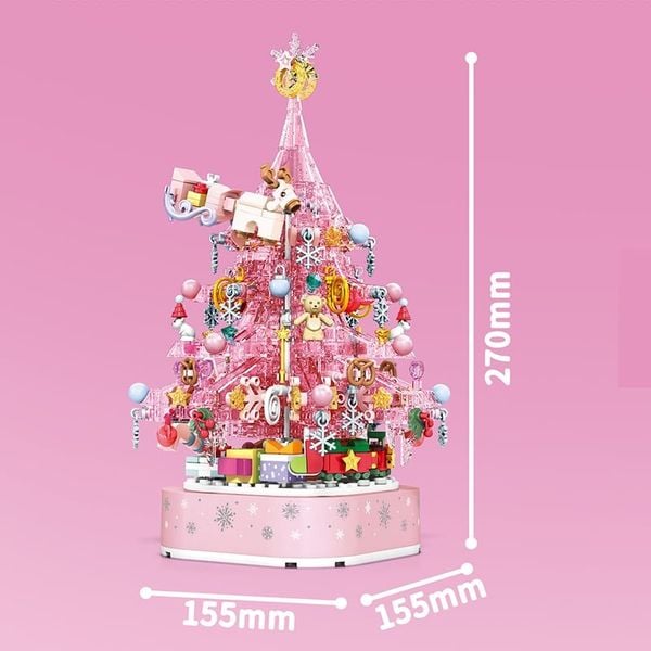  Bộ Lego Cây Thông Noel Pha Lê 