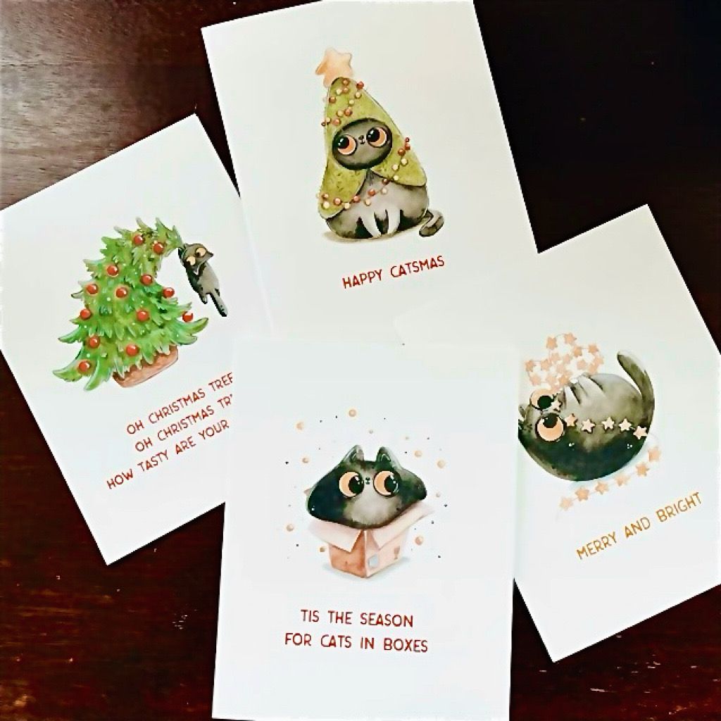  Set 4 Thiệp Giáng Sinh 