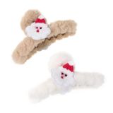 Kẹp Tóc Tuyết Trắng Santa 