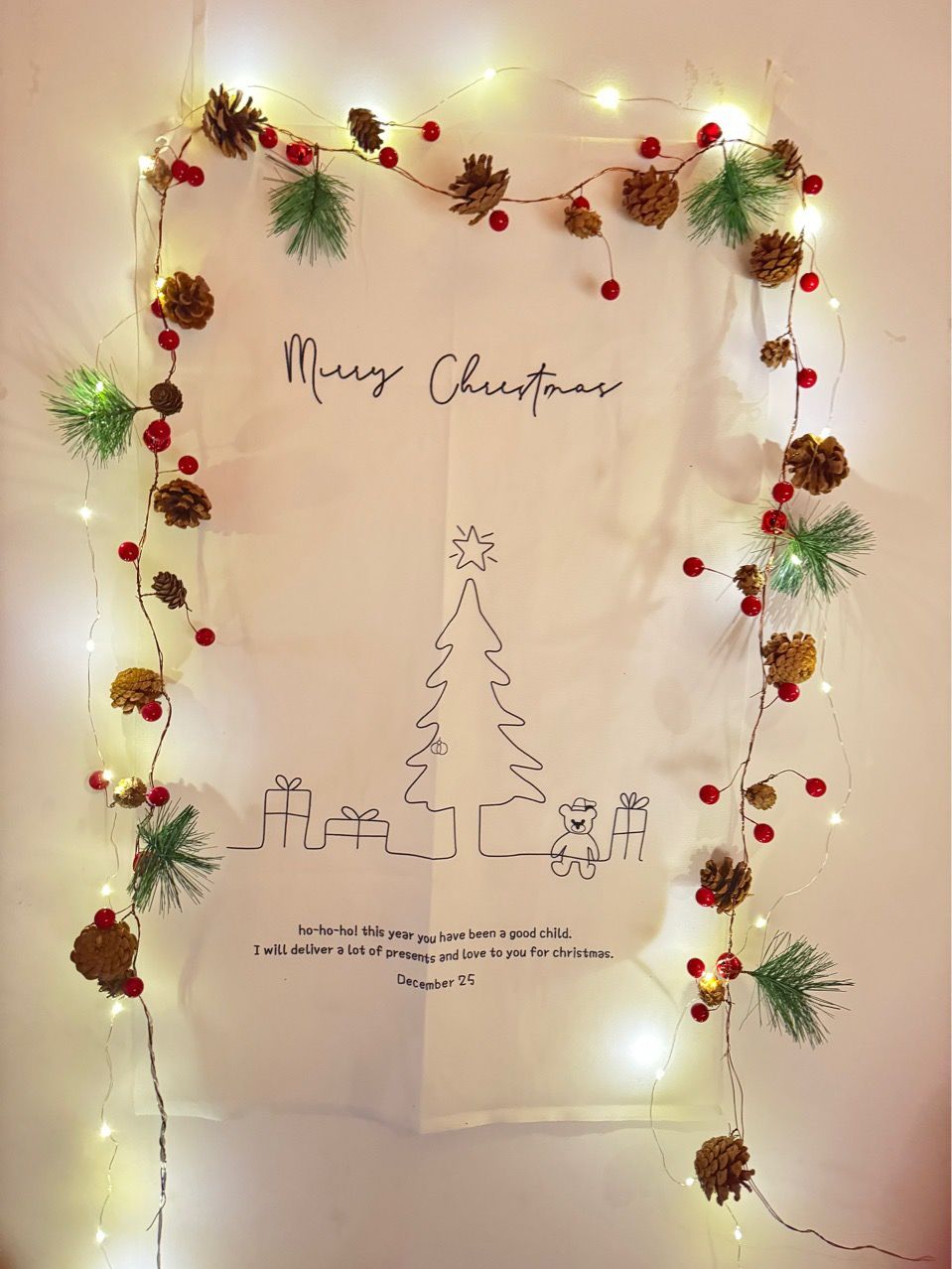  Tranh Vải Christmas Joy 