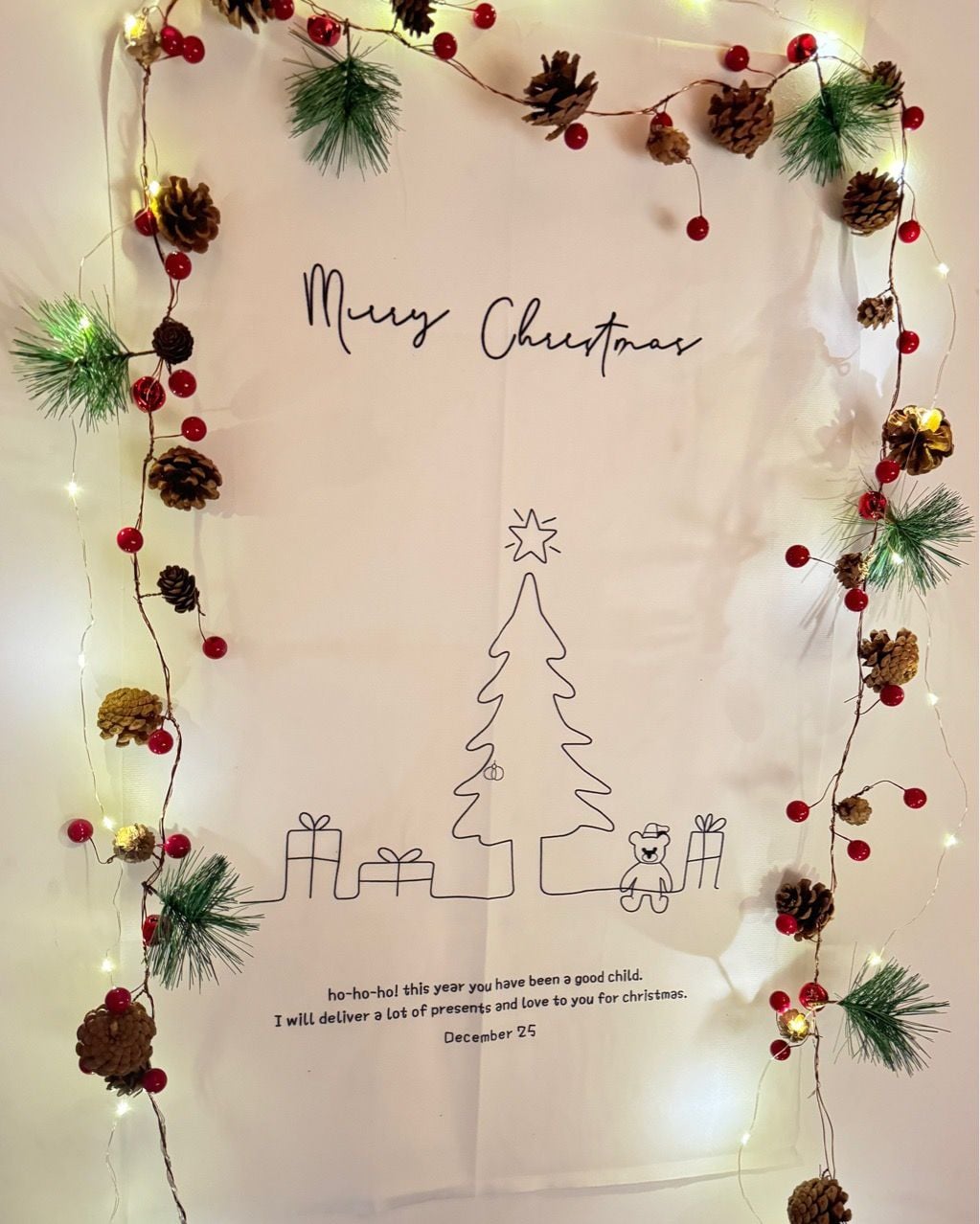  Tranh Vải Christmas Joy 