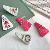  Kẹp Vải Thêu Hoa Xmas 