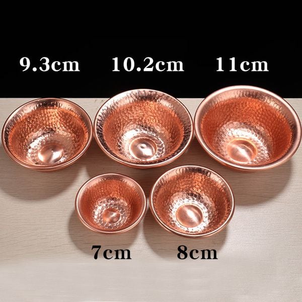  Bát Đồng Đỏ Chạm Nổi 