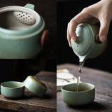  Bộ Trà Song Ẩm Bluestone Glaze 
