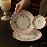  Đĩa Sứ Hoa Kiểu Pháp 