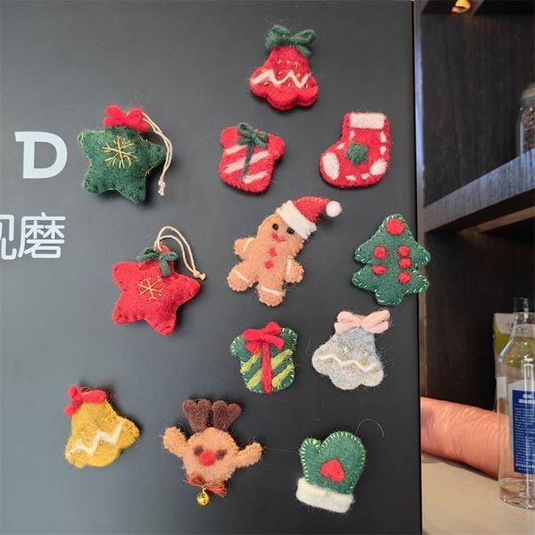  Dán Tủ Lạnh Len Nỉ Giáng Sinh 
