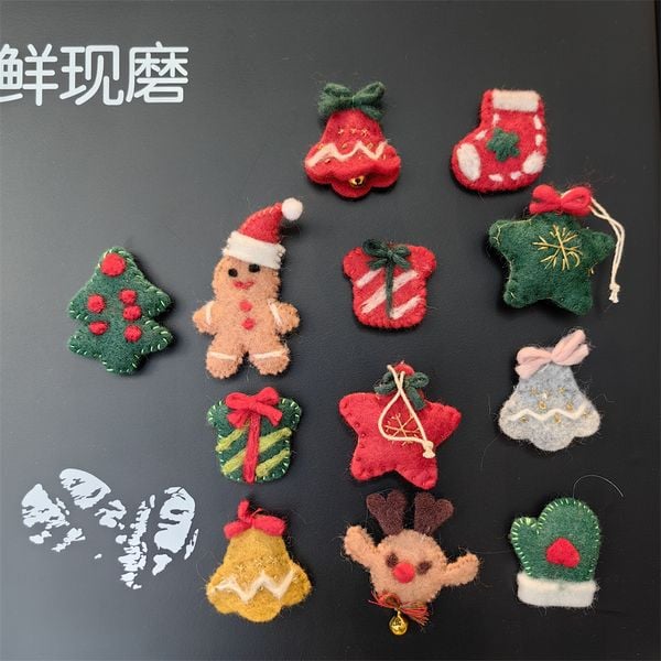  Dán Tủ Lạnh Len Nỉ Giáng Sinh 