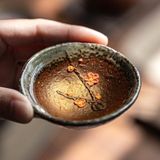  Tách Trà Hoa Đào Gốm Mộc 