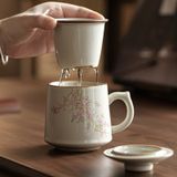  Cốc Trà Kèm Lọc Đào Xuân 