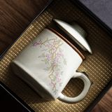  Cốc Trà Kèm Lọc Đào Xuân 