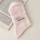  Tất Cotton Nguyên Chất Màu Pastel 