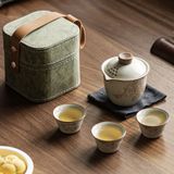  Set Trà Đào Hồng 