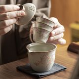  Set Trà Đào Hồng 