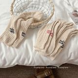  Tất Cotton Sợi Retro Kiểu Nhật 