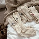  Tất Cotton Sợi Retro Kiểu Nhật 