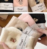  Tất Mèo Nhung Lông Ấm Áp 