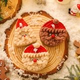  Nến Thơm Bánh Mousse Ông Già Noel 