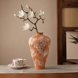  Bình Hoa Quả Cam Retro 