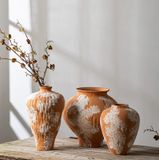  Bình Hoa Quả Cam Retro 